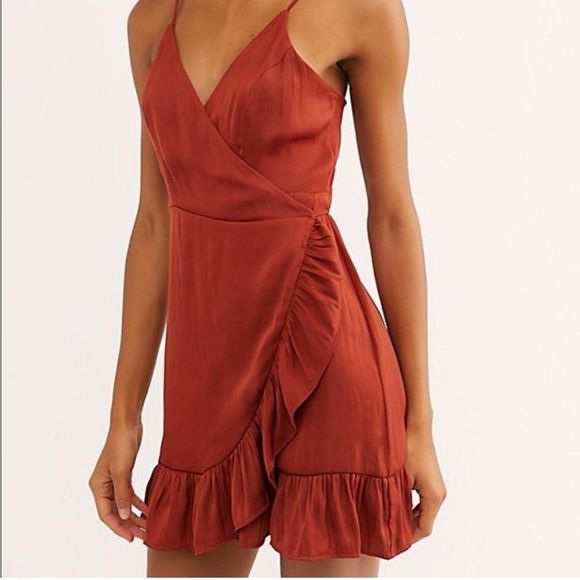 Free People Dresses & Skirts - Free People All My Love Wrap Slip Dress